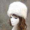 ECYC Ltd Women's Faux Fur Hat Russian Style Winter Warm Hat Faux Fur Ski Hat Fluffy Faux Fur Bucket Hats Russian Beanie Hat Cap for Ladies Girls view 2