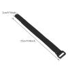 CDQL 5Pcs Bike Handlebar Straps,Durable Sports Cycling Riding,Adjustable Nylon Bicycle Handlebar Tie Straps for Mountain Bike, Electric Vehicles, Road Bike (Black) view 2