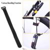 CDQL 5Pcs Bike Handlebar Straps,Durable Sports Cycling Riding,Adjustable Nylon Bicycle Handlebar Tie Straps for Mountain Bike, Electric Vehicles, Road Bike (Black) view 3