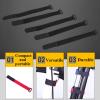 CDQL 5Pcs Bike Handlebar Straps,Durable Sports Cycling Riding,Adjustable Nylon Bicycle Handlebar Tie Straps for Mountain Bike, Electric Vehicles, Road Bike (Black) view 4