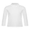 Shinsto Kids Boys Girls Turtleneck Long Sleeve Shirt Winter Autumn Thermal Underwear Tops Casual T-Shirts White 5-6 Years view 1