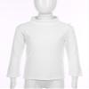 Shinsto Kids Boys Girls Turtleneck Long Sleeve Shirt Winter Autumn Thermal Underwear Tops Casual T-Shirts White 5-6 Years view 3