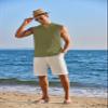 COOFANDY Sleeveless Button Up Shirt for Men Beach Casual Tank Tops Summer Henley Tank Shirts Fashion Tunic Army Green view 3