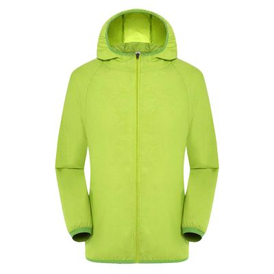 xoxingysm Mens Cycling Running Rain Jacket Lightweight Waterproof Biking Hiking Windbreaker Raincoat Ultra-Light Packable Green