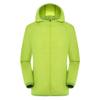 xoxingysm Mens Cycling Running Rain Jacket Lightweight Waterproof Biking Hiking Windbreaker Raincoat Ultra-Light Packable Green view 1