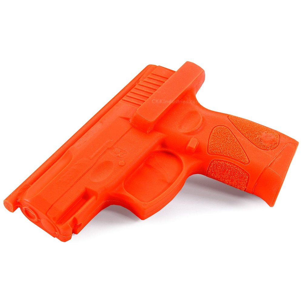 American Safety Props - Non-Functional Solid Polymer Holster Molding Gun Prop - (Prepped) - Blaze Orange - U.S.A. Made - Compatible with Taurus G2C