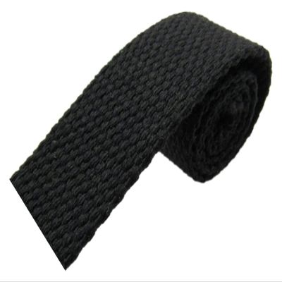 Xzeit Webbing Strap, Cotton Webbing for Bag Straps, Upholstery Webbing Rucksack Backpacks Luggage Cargo Strapping Belts, 10 Yards/lot(Color:Red, Size : 38MM) (Color : Black, Size : 25MM)