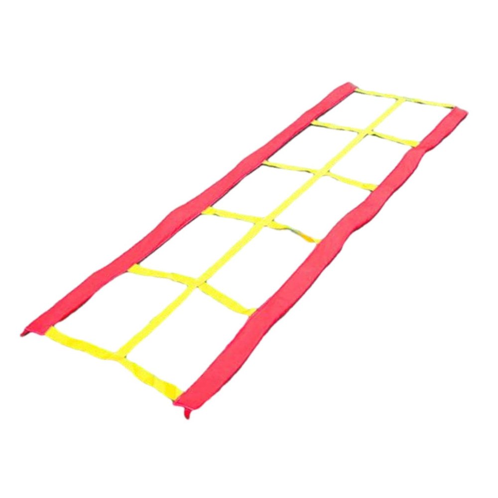 predolo Footwork Ladder Agility Training Ladder Creeping Stairs Motor Development Speed Ladder Workout Ladder for Backyard Outdoor, 3M