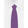 Jacob Alexander Boy's Prep Solid Color Self-Tie Regular Length Neck Tie - Wisteria view 3