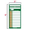 10 Line Football Scratch Off Strip Cards (100 Cards/Pack) - Superbowl Pool Cards - Football Strip Cards Scratch Off - Scratch Off Betting Cards - Football Scratch Off Cards (Green) view 2