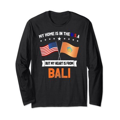 Bali & USA Long Sleeve T-Shirt
