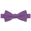 Jacob Alexander Young Boys' Solid Color Pre-Tied Adjustable Banded Bow Tie - Wisteria view 1