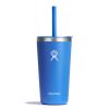 Hydro Flask All Around Tumbler Straw Lid, Insulated Travel Mug, Stainless Steel Coffee Cup 20 Oz Cascade view 1