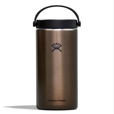 Hydro Flask 24 Oz Lightweight Trail Series Wide Flex Cap Obsidian- Hiking Water Bottle