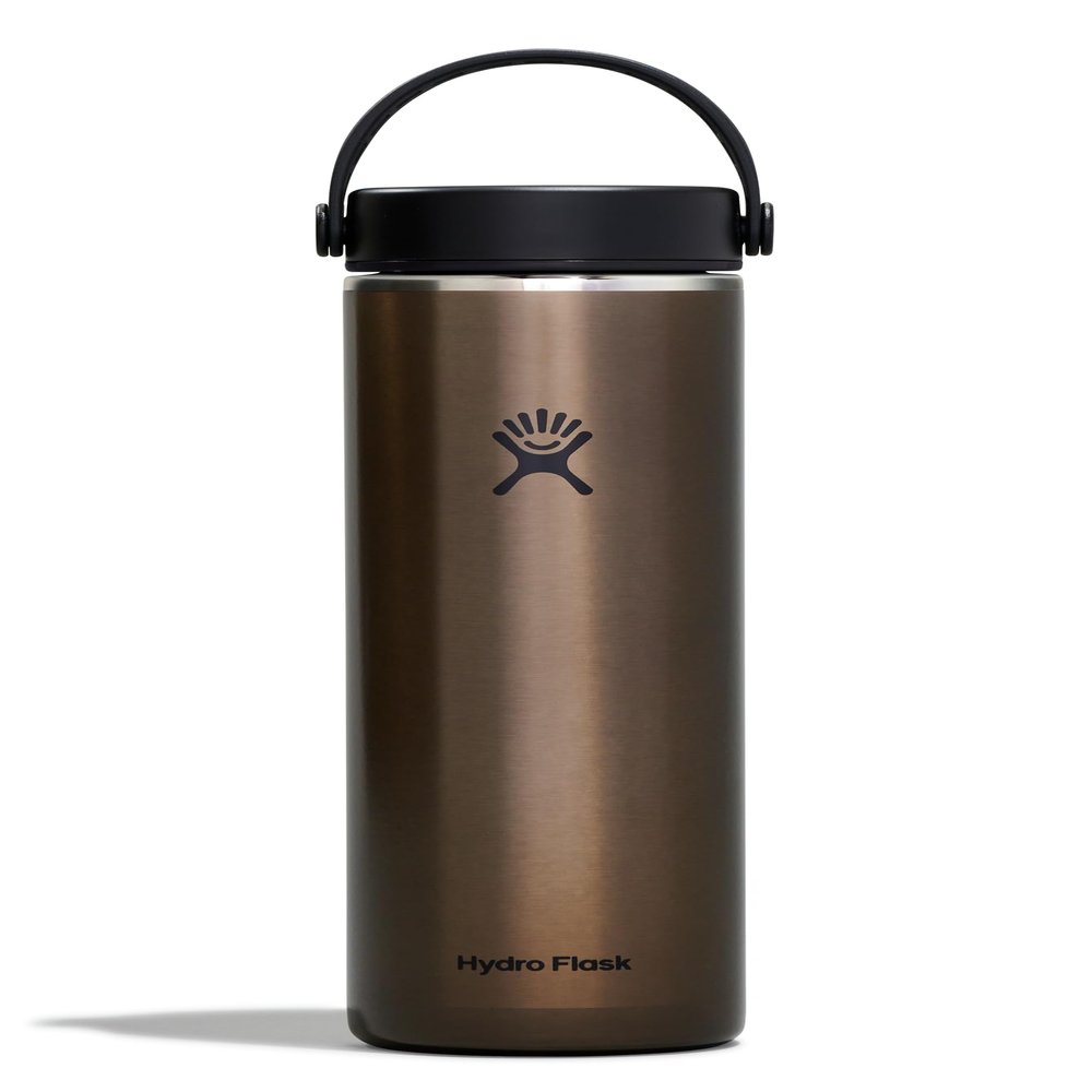 Hydro Flask 24 Oz Lightweight Trail Series Wide Flex Cap Obsidian- Hiking Water Bottle