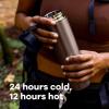 Hydro Flask 24 Oz Lightweight Trail Series Wide Flex Cap Obsidian- Hiking Water Bottle view 2