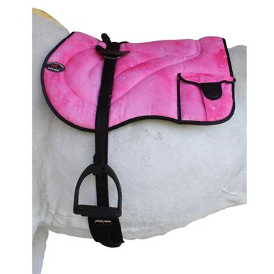 CHALLENGER Horse Neoprene Padded Anti-Slip Breathable Pink Bareback Saddle Pad 39TS26