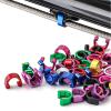 BANYUP 10 Pcs Aluminum Alloy Bike Cable C-Clips Brake Cable Housing Clip Fixed Clamps Brake Derailleur Shifts Cable Clip Aluminum Alloy Bike Cable C-Clips Mountain Bike Gear view 3