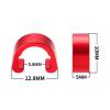 BANYUP 10 Pcs Aluminum Alloy Bike Cable C-Clips Brake Cable Housing Clip Fixed Clamps Brake Derailleur Shifts Cable Clip Aluminum Alloy Bike Cable C-Clips Mountain Bike Gear view 4