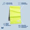 MISSION Original Cooling Towel, Safety Yellow - Soft, Durable Microfiber - Cools Up to 2 Hours - UPF 50 Sun Protection - Machine Washable view 3