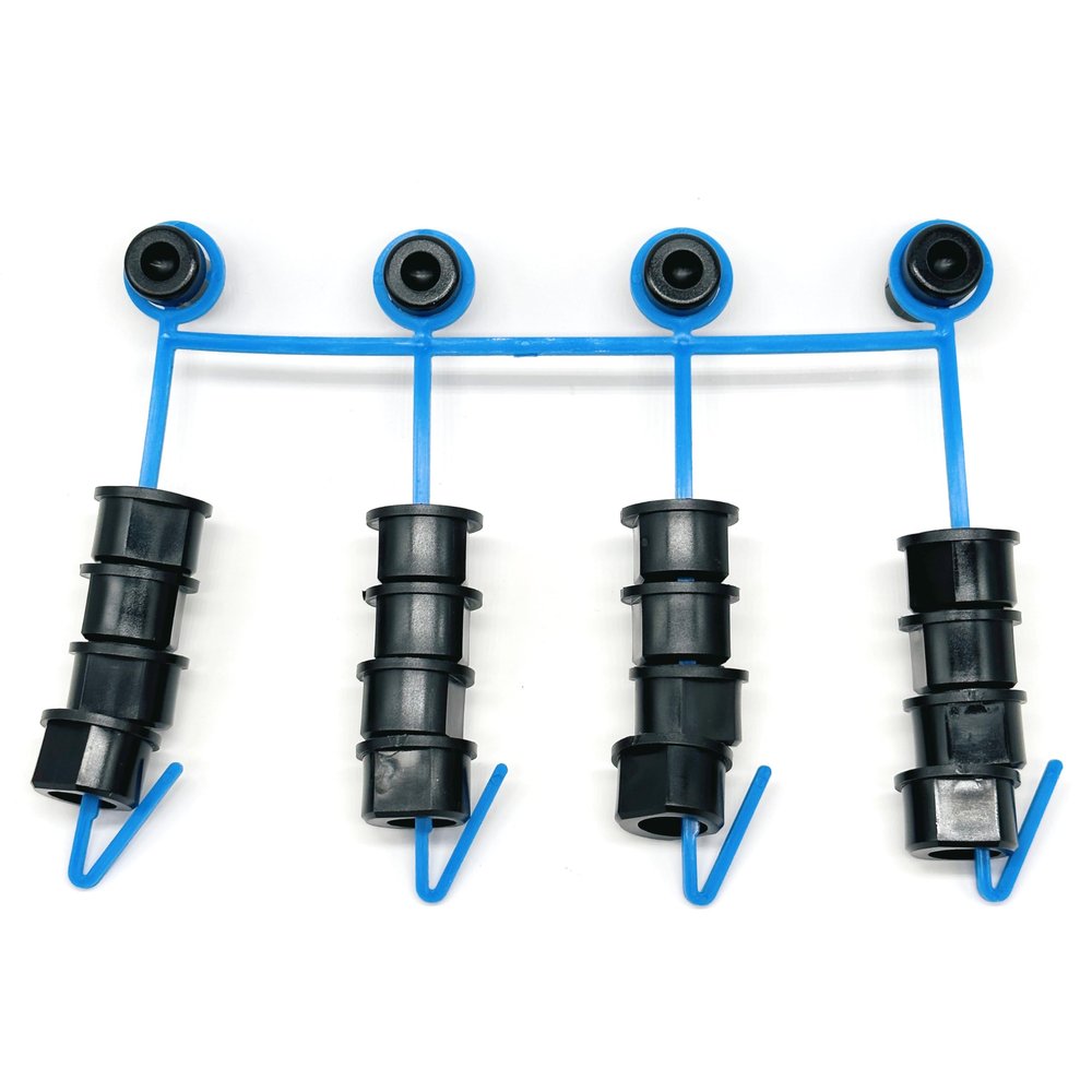 Concept2 Scull Oarlock Bushings Set for 1/2 inch Rigger Pin, 1 to 7 Degrees, 391 Black