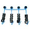 Concept2 Scull Oarlock Bushings Set for 1/2 inch Rigger Pin, 1 to 7 Degrees, 391 Black view 1