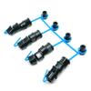 Concept2 Scull Oarlock Bushings Set for 1/2 inch Rigger Pin, 1 to 7 Degrees, 391 Black view 2