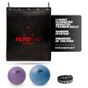 PowerNet Plyometric Training Bundle, Softball & Baseball Training Equipment, Weighted Balls & Hanging Plyo Mat, Portable Backstop for Plyometric Balls, Baseball Pitching Trainer view 1