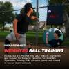 PowerNet Plyometric Training Bundle, Softball & Baseball Training Equipment, Weighted Balls & Hanging Plyo Mat, Portable Backstop for Plyometric Balls, Baseball Pitching Trainer view 4