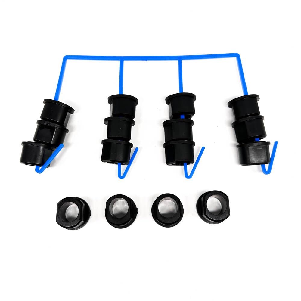 Concept2 Sweep Oarlock Bushings Set for 9/16 inch Rigger Pin, 1 to 7 Degrees, 390 Black