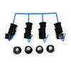 Concept2 Sweep Oarlock Bushings Set for 9/16 inch Rigger Pin, 1 to 7 Degrees, 390 Black view 1