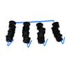 Concept2 Sweep Oarlock Bushings Set for 9/16 inch Rigger Pin, 1 to 7 Degrees, 390 Black view 3