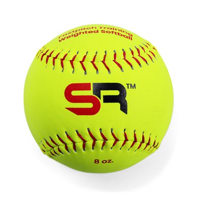 Score It Right - Weighted Training Softballs, 5 Weights (4oz, 5oz, 8oz, 10oz, 12oz), Soft Touch for Skill Improvement - Suitable for All Players, 12-inch (8oz)