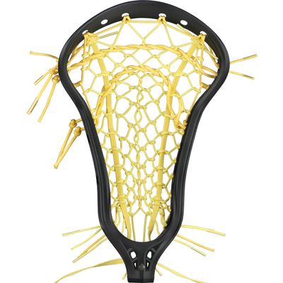 Womens Mark 2 Offense Lacrosse Head Strung with Tech Trad (High Pocket - Black/Yellow)