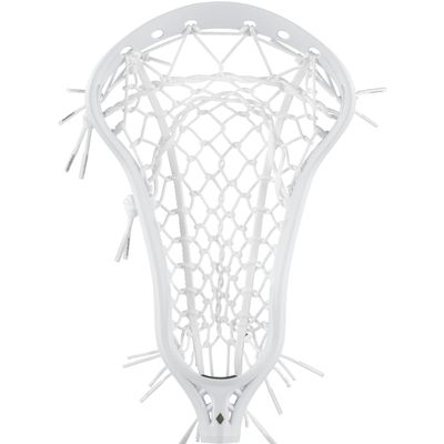 Womens Mark 2 Offense Lacrosse Head Strung with Tech Trad (High Pocket - White/White)