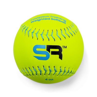 Score It Right - Weighted Training Softballs, 5 Weights (4oz, 5oz, 8oz, 10oz, 12oz), Soft Touch for Skill Improvement - Suitable for All Players, 12-inch (4oz)