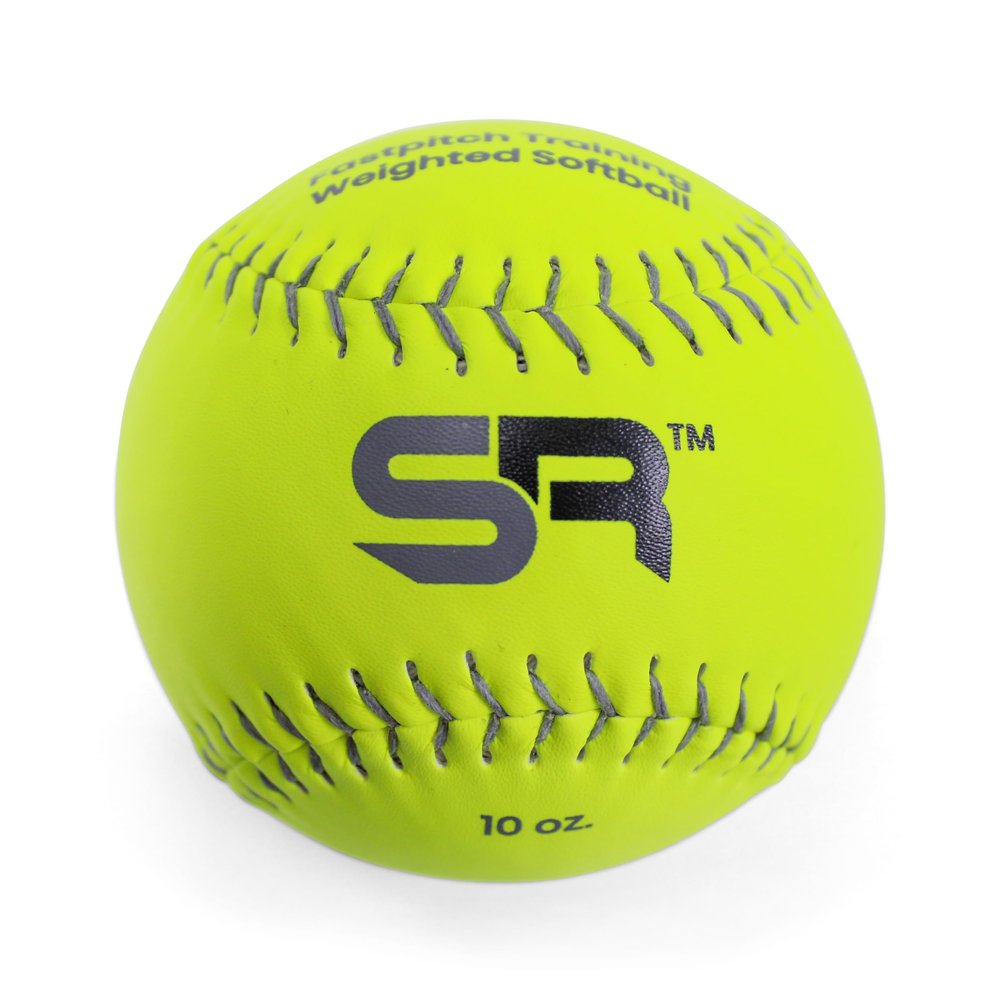 Score It Right - Weighted Training Softballs, 5 Weights (4oz, 5oz, 8oz, 10oz, 12oz), Soft Touch for Skill Improvement - Suitable for All Players, 12-inch (10oz)