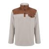 ZYXTIM Men's Fleece Lined Long Sleeve Shirts Midweight Thermal Top Anti-Static Crew Neck Workout Base Layer Cold Weather(Khaki02,3X-Large) view 4