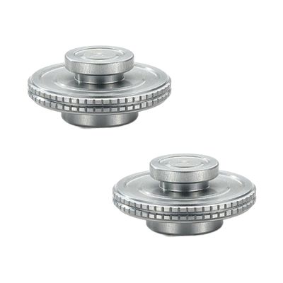 CAMPINGMOON 2pcs Cap for Camping Gas Fuel Canister with EN417 Lindal Valve M-108-2P