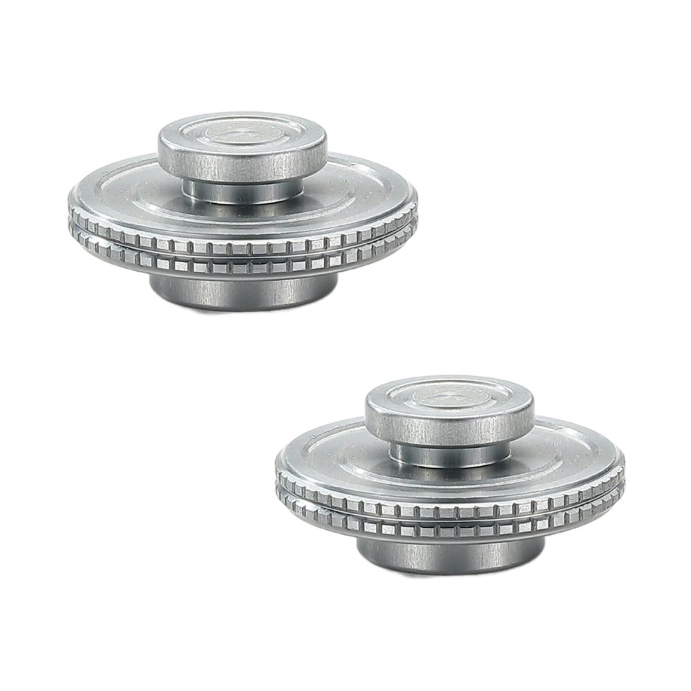 CAMPINGMOON 2pcs Cap for Camping Gas Fuel Canister with EN417 Lindal Valve M-108-2P