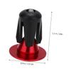 Happyyami Aluminum Alloy Mountain Bike Handle Plug Easy to Install End Caps for Handlebars Durable and Practical Bike Accessories Red view 2