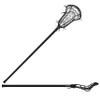 StringKing Womens Complete 2 Pro Defense Lacrosse Stick - Tech Trad Pocket - Metal 3 Pro Shaft (Mid Pocket - Black/Black) view 4