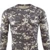 ZYXTIM Mens Hiking Shirts Long Sleeve Casual Slim Fit Moisture Wicking Fishing Swim Workwear Tee Workout Running Gym Tops(Army Green,Medium) view 3