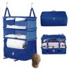 Bukere Hanging Packing Shelves for Luggage Suitcase, Portable Travel Cube Bag Organizer, Travel Essentials, Compression Closet Storage Organizer, X-Large Capacity view 1