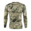 ZYXTIM Mens Hiking Shirts Long Sleeve Casual Slim Fit Moisture Wicking Fishing Hiking Swim Tactical Workwear Workout Running Gym Toops(Green,Small) view 2