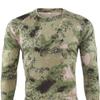 ZYXTIM Mens Hiking Shirts Long Sleeve Casual Slim Fit Moisture Wicking Fishing Hiking Swim Tactical Workwear Workout Running Gym Toops(Green,Small) view 3