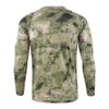 ZYXTIM Mens Hiking Shirts Long Sleeve Casual Slim Fit Moisture Wicking Fishing Hiking Swim Tactical Workwear Workout Running Gym Toops(Green,Small) view 4