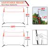 12FT Portable Volleyball Net Set with Height Adjustable Poles for Backyard view 3