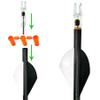 KEAUP 6PCS X Lighted Nocks for Arrows with .204 .233 .244 .246 Inside Diameter with H, S, GT Bushings High-Visibility LED Arrow Nocks, ON/Off Switch Included view 4