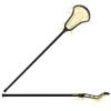 StringKing Womens Complete 2 Pro Midfield Lacrosse Stick - Tech Trad Pocket - Metal 3 Pro Shaft (Mid Pocket - Black/Yellow) view 4